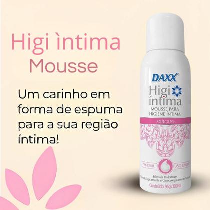 Imagem de Mousse para Higiene Íntima Daxx Higi Mulher Softcare 100ml