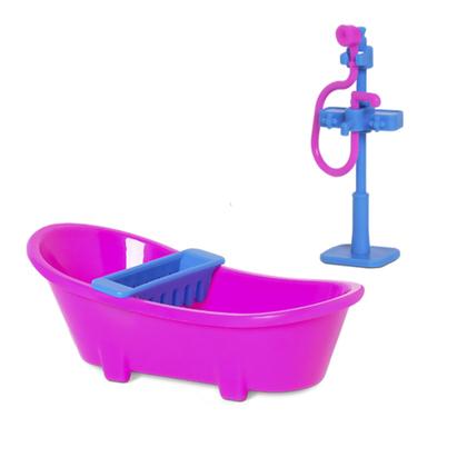 Imagem de Móveis De Banheiro Brinquedo Infantil Coleção Judy Home Casinha De Boneca - Samba Toys