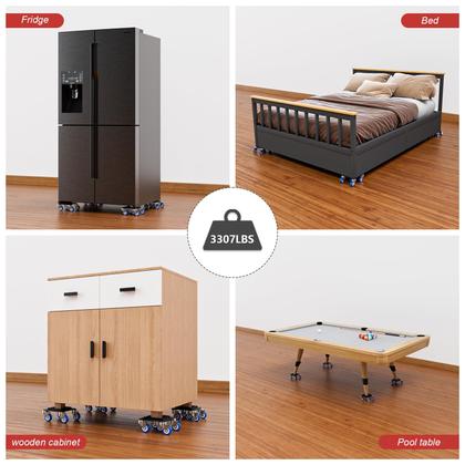 Imagem de Móveis Dolly GUOXIAOYIMO Heavy Duty 1500 kg de carga com defletor