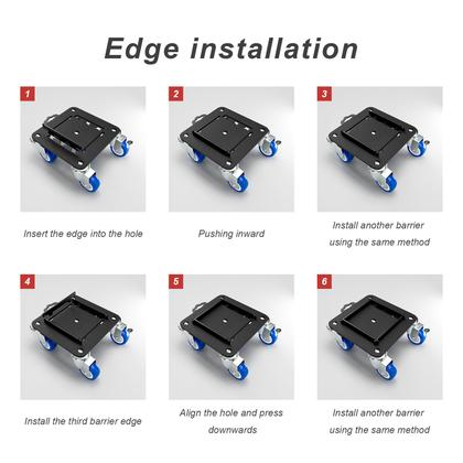 Imagem de Móveis Dolly GUOXIAOYIMO Heavy Duty 1500 kg de carga com defletor