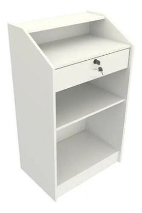 Imagem de Móveis Loja - Balcão Caixa 60cm Mdf Atendimento Loja Caixa