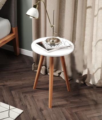 Imagem de Móvel de Apoio Lateral a Sofá e Cama Mesa de Canto Moderna