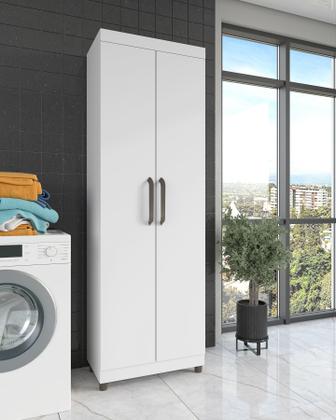 Imagem de Móvel Multiuso 2 Portas 4 Prateleiras Compacto Móveis Paraná