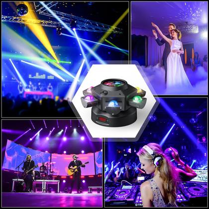 Imagem de Moving Head DJ Lights HOLDLAMP 150W RGBW LED com efeitos