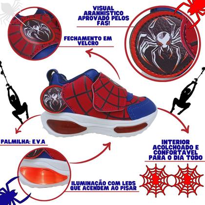 Imagem de MP2534 - Tenis Infantil Mini-pé Aranha Com Led