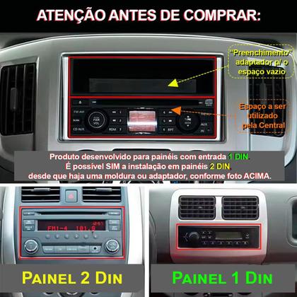Imagem de MP5 Automotivo Universal Central Multimidia Android Auto Carplay Tela 10 Poleg Flutuante