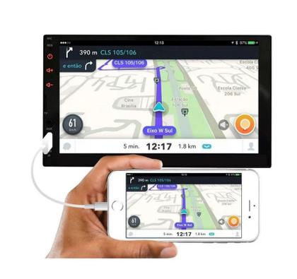 Imagem de Mp5 Central Multimidia 1/ 2 Din GM D10 D20 D60 + Camera