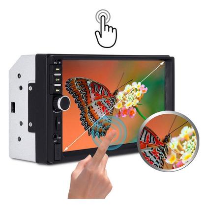 Imagem de Mp5 Central Multimidia Moldura 2 Din Cobalt Lt Ltz + Camera