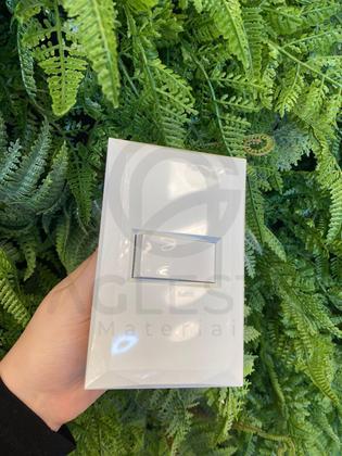 Imagem de Mt - Cj Interruptor Simples Horizontal Mon. 4X2 Doha Branco