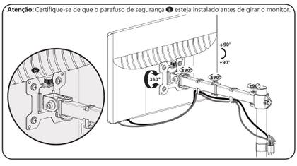 Imagem de MT ERGO B1 Suporte para 01 Monitores Ate 27 Polegadas Cor: Preto Cor:Preto