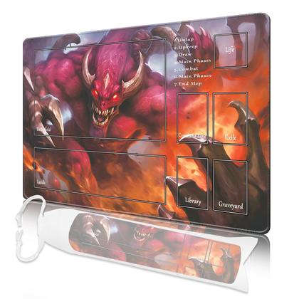 Imagem de MTG Playmat cyaboyibo com zonas 24x14 cm com bolsa de armazenamento