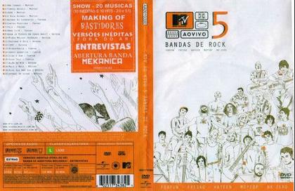 Mtv 5 Ao Vivo Bandas de Rock DVD - Universal Music - Livros de