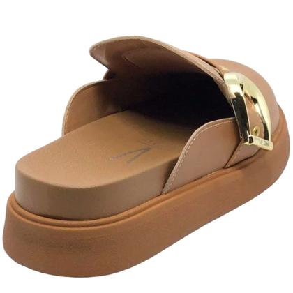 Imagem de Mule Feminino Casual Dia a Dia Flatform Bico Redondo Vizzano 1434.101