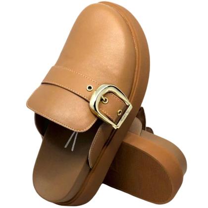 Imagem de Mule Feminino Casual Dia a Dia Flatform Bico Redondo Vizzano 1434.101