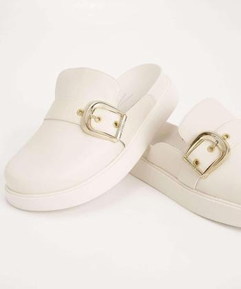 Imagem de Mule Feminino Fivela Bico Redondo Vizzano-81033