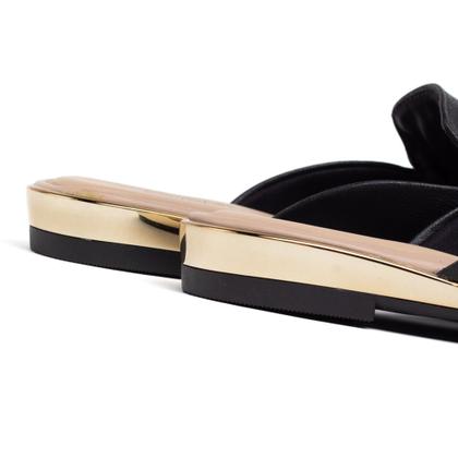 Imagem de Mule Feminino Modare com Detalhe Metalizado Preto