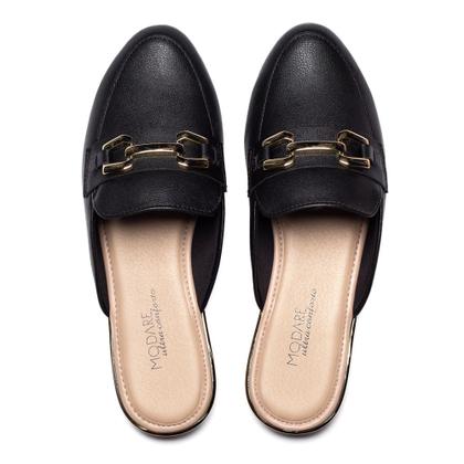 Imagem de Mule Feminino Modare com Detalhe Metalizado Preto