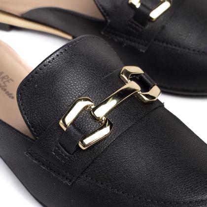 Imagem de Mule Feminino Modare com Detalhe Metalizado Preto