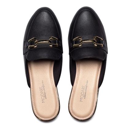 Imagem de Mule Feminino Modare com Detalhe Metalizado Preto