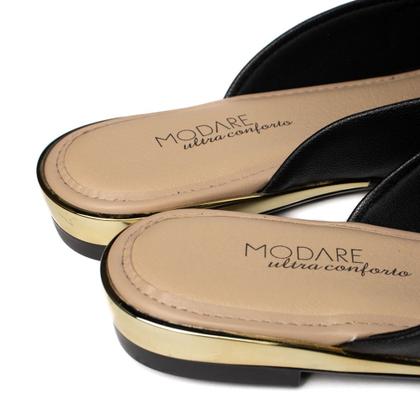 Imagem de Mule Feminino Modare Napa Tressê e Textura Preto