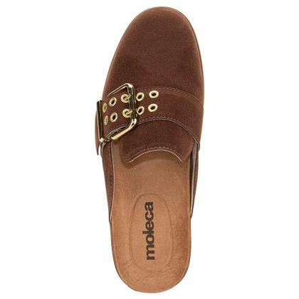 Imagem de Mule Feminino Moleca Camurça Fivela