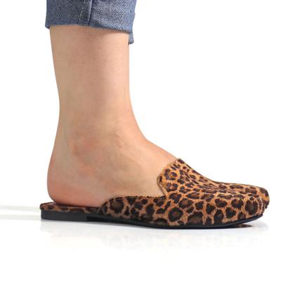 Imagem de Mule Feminino Onça Sandália Rasteirinha Bico Fino Dia a Dia Verão Moda Atemporal JCL STORE