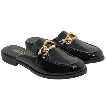 Imagem de Mule Feminino Slip On Conforto Verniz Sua Cia 8351.15394