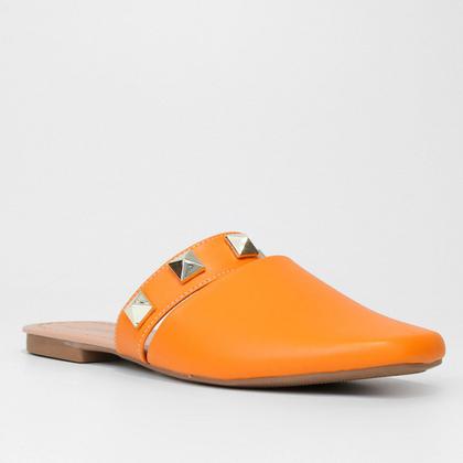 Imagem de Mule Griffe Napa Spikes Bico Fino