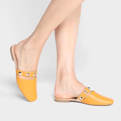 Imagem de Mule Griffe Napa Spikes Bico Fino