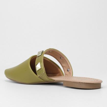 Imagem de Mule Griffe Napa Spikes Bico Fino