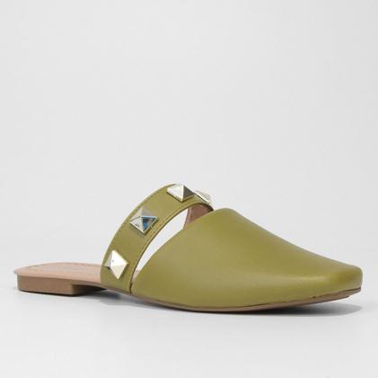 Imagem de Mule Griffe Napa Spikes Bico Fino