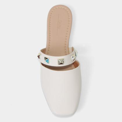 Imagem de Mule Griffe Napa Spikes Bico Fino