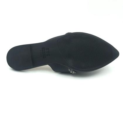 Imagem de Mule Mississipi Bico Fino Com Brilho Preto 761