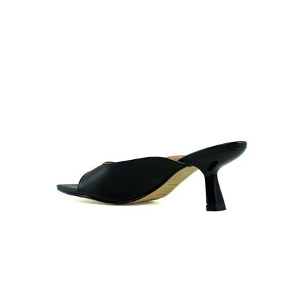 Imagem de Mule Preto Werner Salto Médio Geométrico 6,5cm