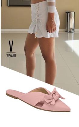 Imagem de Mule rasteira rasteirinha tamanco Vizzano 1269.139 bico fino sem salto