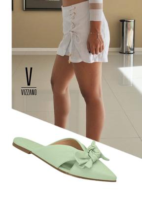 Imagem de Mule rasteira rasteirinha tamanco Vizzano 1269.139 bico fino sem salto