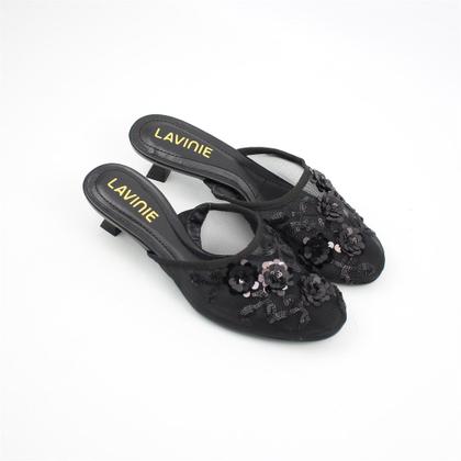 Imagem de Mule Salto Fino Bordado