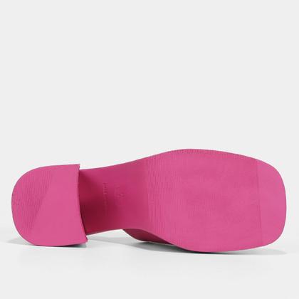 Imagem de Mule Shoestock Comfy Meia Pata Salto Bloco