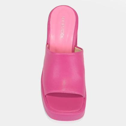 Imagem de Mule Shoestock Comfy Meia Pata Salto Bloco