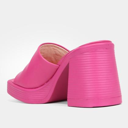 Imagem de Mule Shoestock Comfy Meia Pata Salto Bloco