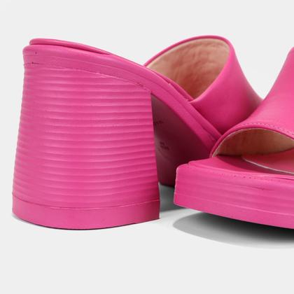 Imagem de Mule Shoestock Comfy Meia Pata Salto Bloco