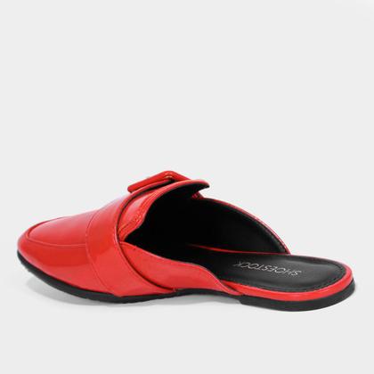 Imagem de Mule Shoestock Flat Verniz Fivela