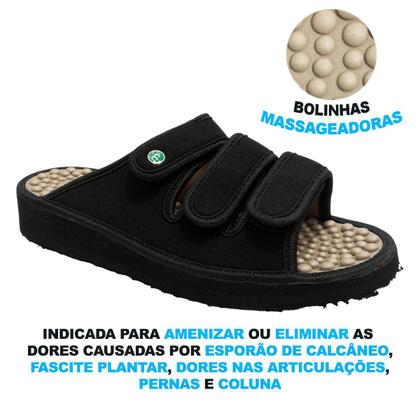 Imagem de Mule Slide Anabela Feminino Mundo Flex Ortopédico Massageador 8008