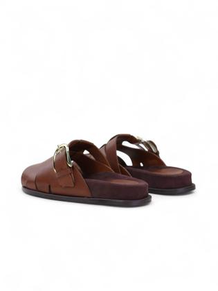 Imagem de  Mule Suede- Conhaque