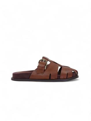 Imagem de  Mule Suede- Conhaque