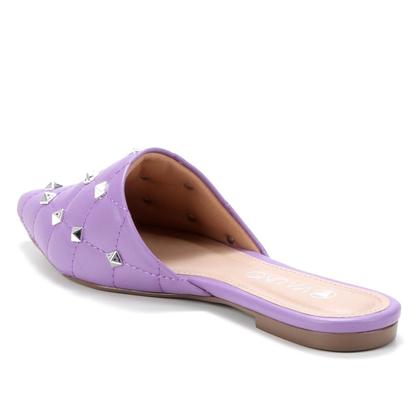 Imagem de Mule Via Uno Matelassê Tachas Bico Fino