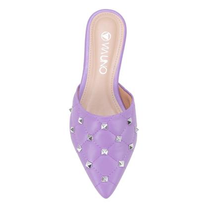 Imagem de Mule Via Uno Matelassê Tachas Bico Fino