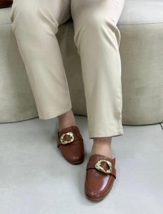 Imagem de Mule Vizzano Fivela Caramelo