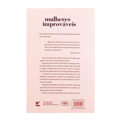 Imagem de Mulheres Improváveis  Viviane Martinello - Editora Vida
