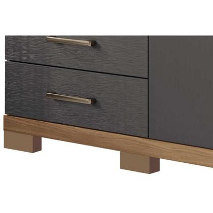 Imagem de Multi-Comoda Maraba Santos Andira 1.6 Jatoba Grafite C/ Pés